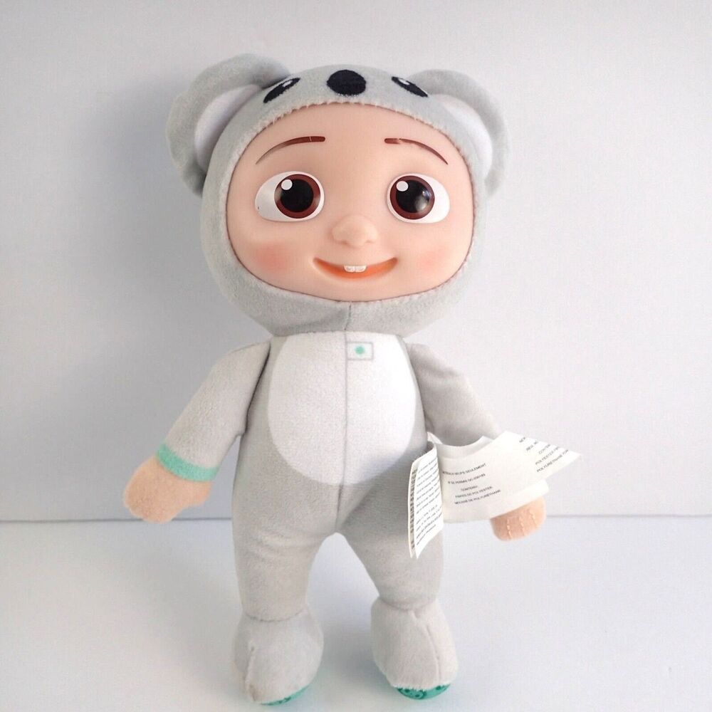 CoComelon JJ Koala Plush Soft Body Toy Stuffed Animal 8" Jazwares CMW0039